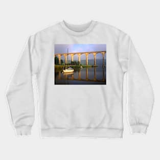 Calstock Viaduct & River Tamar Crewneck Sweatshirt